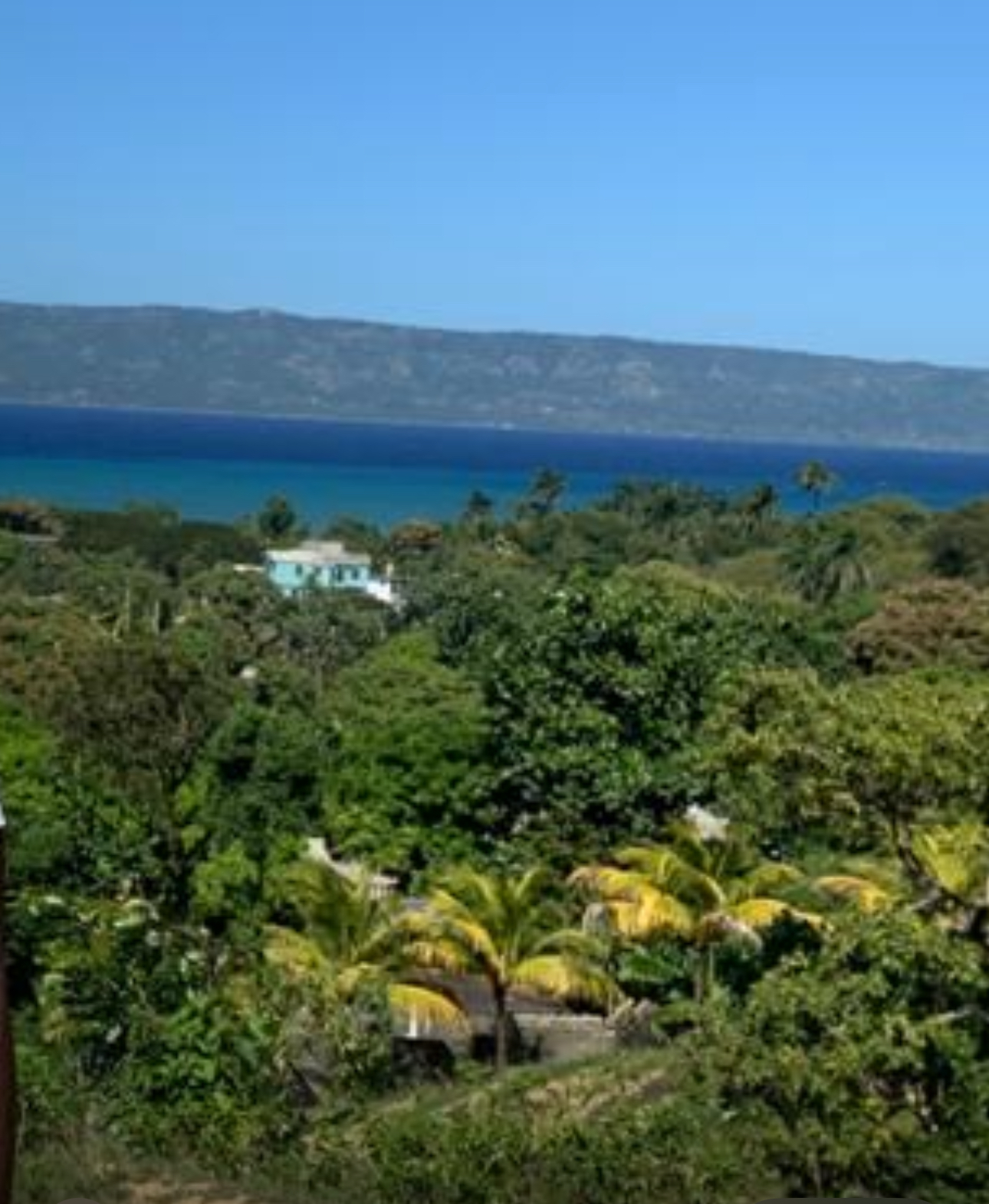 A view of La Pointe, Nord-Ouest, Haiti — the coastal community where Christian Ability Network serves.