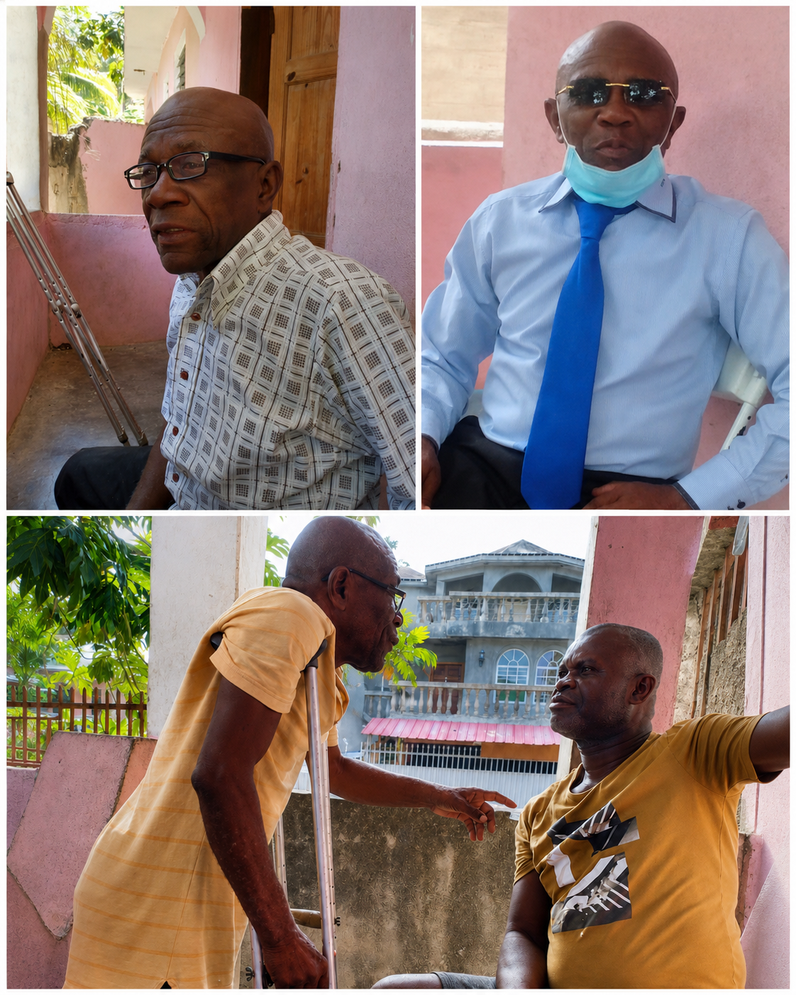 Rev. Pastor Nosé Poliard, Senior (Pastor Noon) — portraits from his ministry in Haiti.